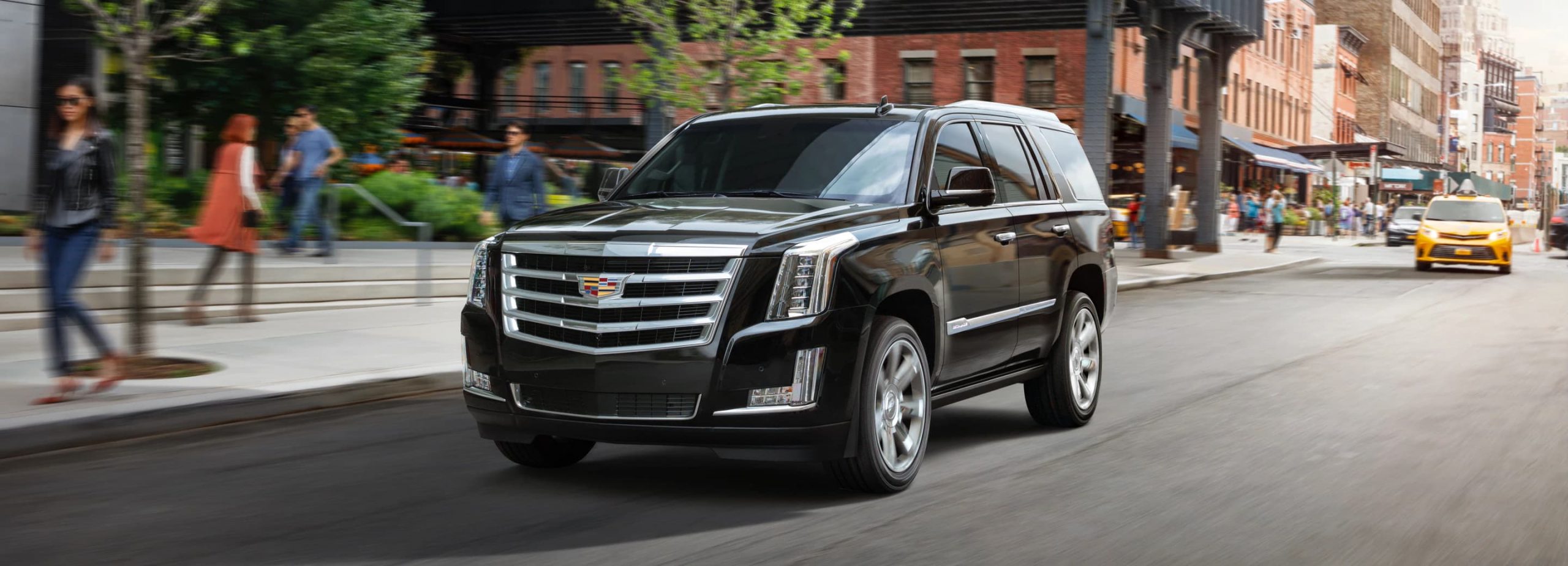 Luxury black SUV with VIP All State Service